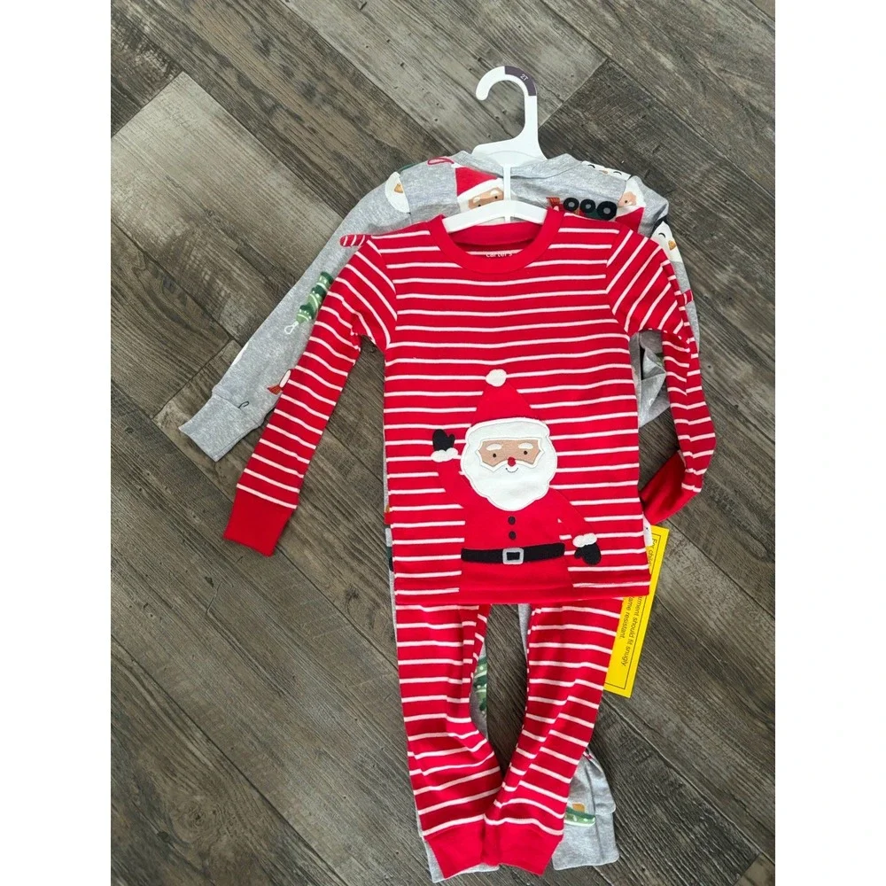 Carter's Just One You Toddler Size 2T Long Sleeve Snug Fit‎ Pajama Set Christmas